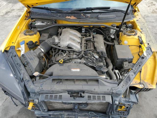 KMHHU6KH2AU004666 - 2010 HYUNDAI GENESIS CO 3.8L YELLOW photo 11