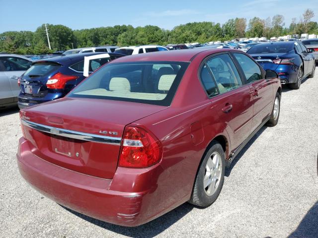 1G1ZT52835F127059 - 2005 CHEVROLET MALIBU LS MAROON photo 4