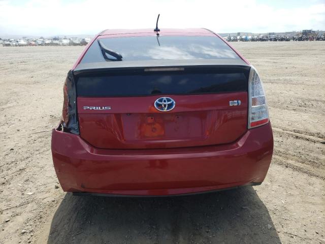 JTDKN3DU7B1440982 - 2011 TOYOTA PRIUS RED photo 6