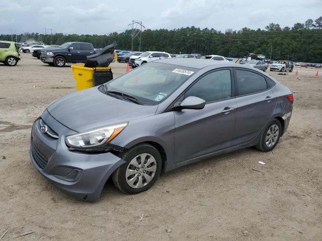 KMHCT4AE9GU989047 - 2016 HYUNDAI ACCENT SE GRAY photo 1