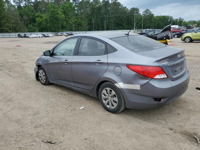 KMHCT4AE9GU989047 - 2016 HYUNDAI ACCENT SE GRAY photo 2