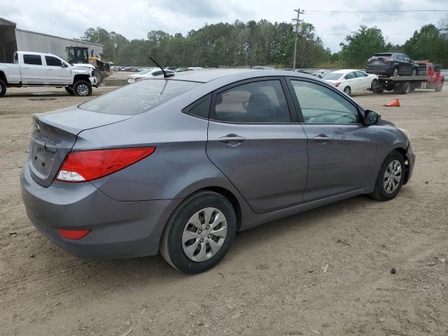 KMHCT4AE9GU989047 - 2016 HYUNDAI ACCENT SE GRAY photo 3