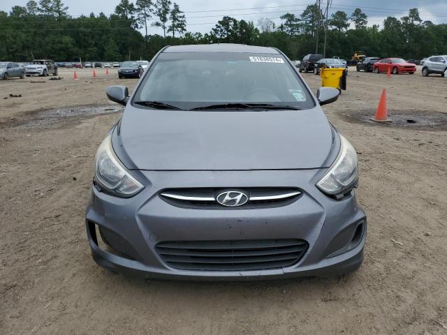 KMHCT4AE9GU989047 - 2016 HYUNDAI ACCENT SE GRAY photo 5