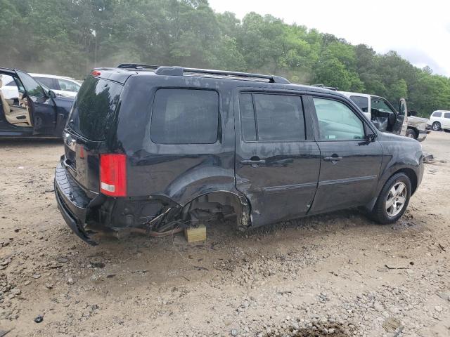5FNYF38519B006066 - 2009 HONDA PILOT EXL BLACK photo 3