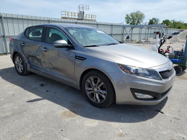 5XXGN4A77CG080726 - 2012 KIA OPTIMA EX GRAY photo 4