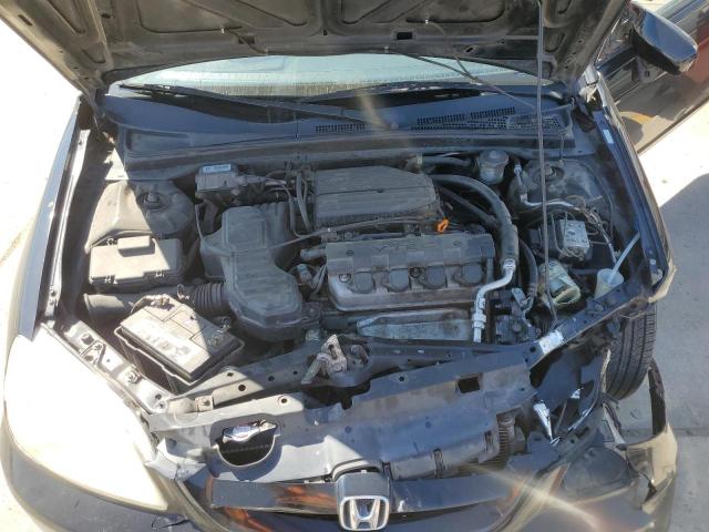 1HGEM229X3L067808 - 2003 HONDA CIVIC EX BLACK photo 11