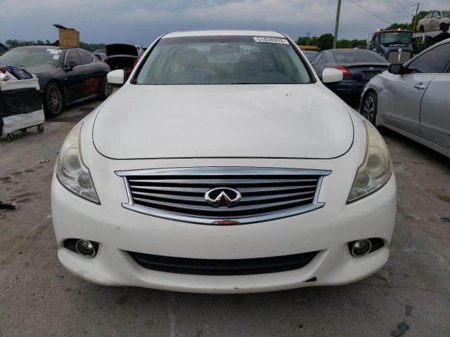 JN1DV6AP1CM700966 - 2012 INFINITI G25 BASE WHITE photo 5