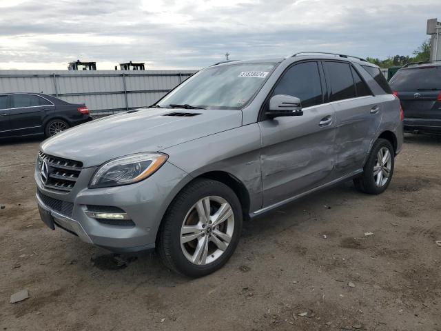 4JGDA5HB5CA058777 - 2012 MERCEDES-BENZ ML 350 4MATIC SILVER photo 1