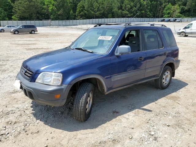 JHLRD1844VC019314 - 1997 HONDA CR-V LX BLUE photo 1