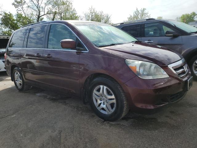 5FNRL38647B454689 - 2007 HONDA ODYSSEY EXL BURGUNDY photo 4