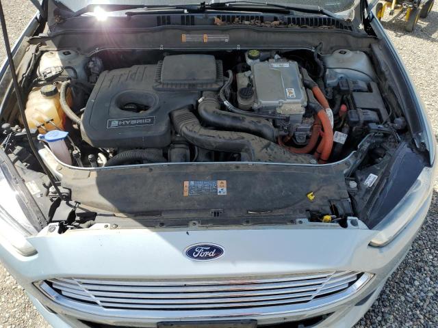 3FA6P0LU7DR202463 - 2013 FORD FUSION SE HYBRID BLUE photo 11