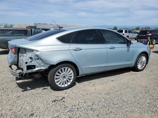 3FA6P0LU7DR202463 - 2013 FORD FUSION SE HYBRID BLUE photo 3