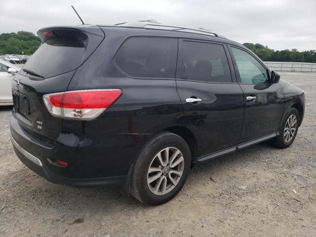 5N1AR2MM8EC702653 - 2014 NISSAN PATHFINDER S BLACK photo 3