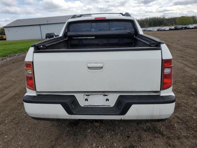 5FPYK1F5XBB010312 - 2011 HONDA RIDGELINE RTL WHITE photo 6