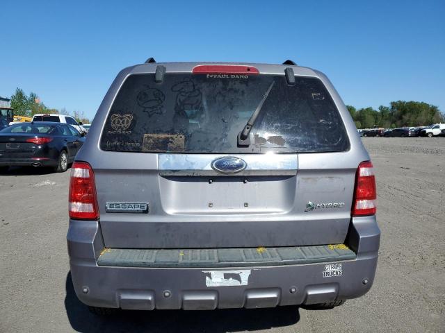 1FMCU49H38KA28839 - 2008 FORD ESCAPE HEV SILVER photo 6