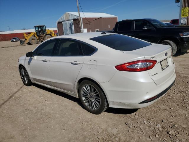 3FA6P0HR6DR356215 - 2013 FORD FUSION SE WHITE photo 2