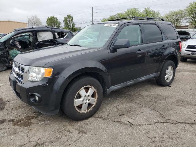 1FMCU0DGXBKC27627 - 2011 FORD ESCAPE XLT BLACK photo 1