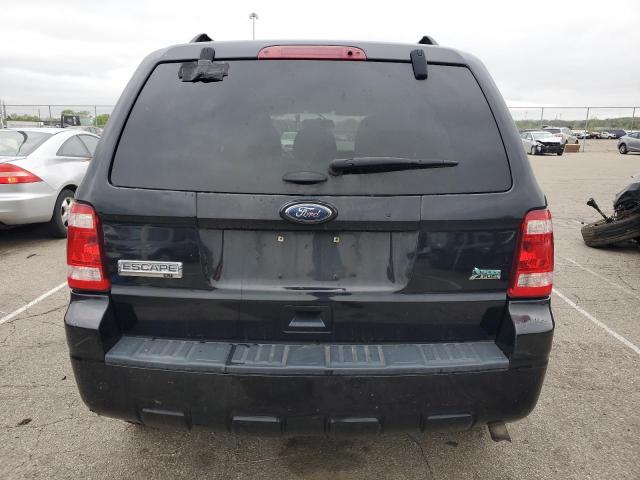 1FMCU0DGXBKC27627 - 2011 FORD ESCAPE XLT BLACK photo 6