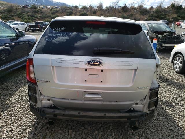 2FMDK3G97DBA10820 - 2013 FORD EDGE SE SILVER photo 6