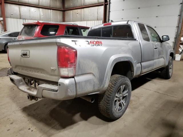 5TFSZ5ANXHX073482 - 2017 TOYOTA TACOMA ACCESS CAB SILVER photo 3