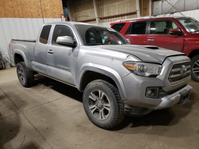 5TFSZ5ANXHX073482 - 2017 TOYOTA TACOMA ACCESS CAB SILVER photo 4