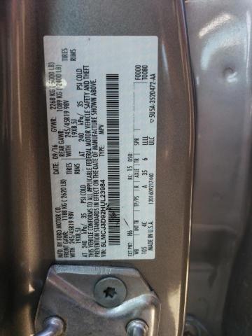 5LMCJ3D92HUL23984 - 2017 LINCOLN MKC RESERVE Gümüş foto 13