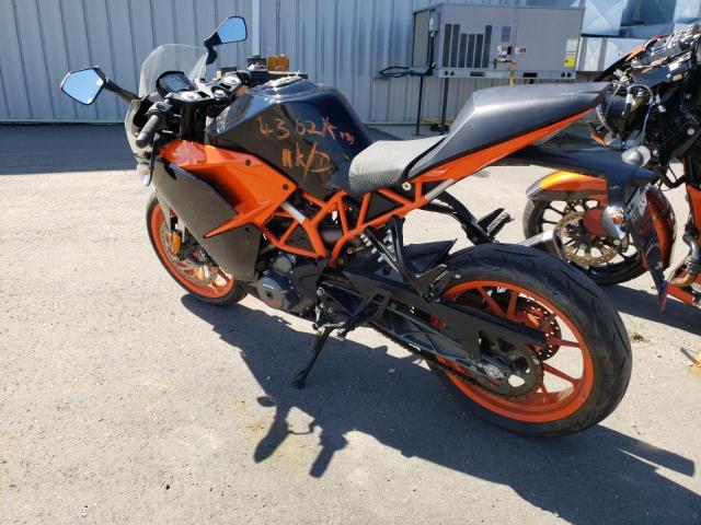 MD2JYJ400KC217959 - 2019 KTM 390 RC ORANGE photo 3