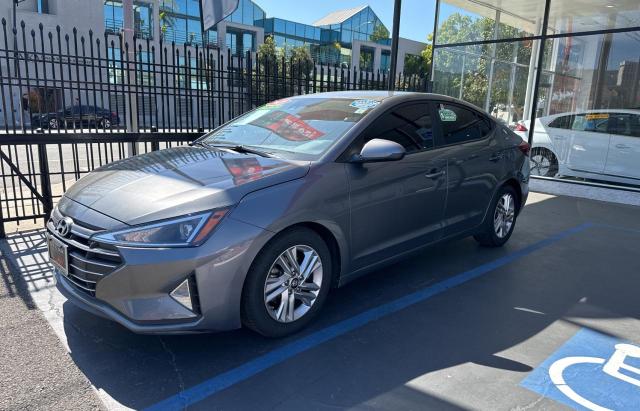 5NPD84LF1KH403394 - 2019 HYUNDAI ELANTRA SEL GRAY photo 2