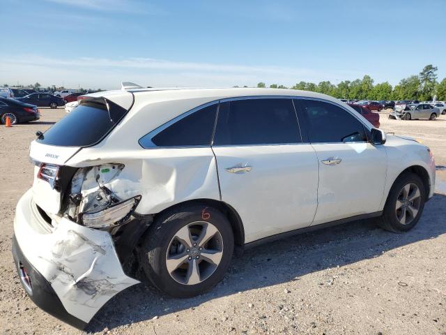 5FRYD3H27GB018357 - 2016 ACURA MDX WHITE photo 3