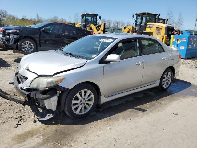 2T1BU40E89C053371 - 2009 TOYOTA CORROLLA BASE SILVER photo 1