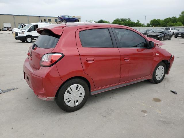 ML32AUHJ8MH001384 - 2021 MITSUBISHI MIRAGE ES RED photo 3