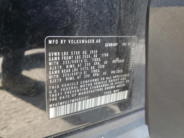 WVGTMPE27MP053131 - 2021 VOLKSWAGEN ID.4 PRO S შავი ფოტო 14