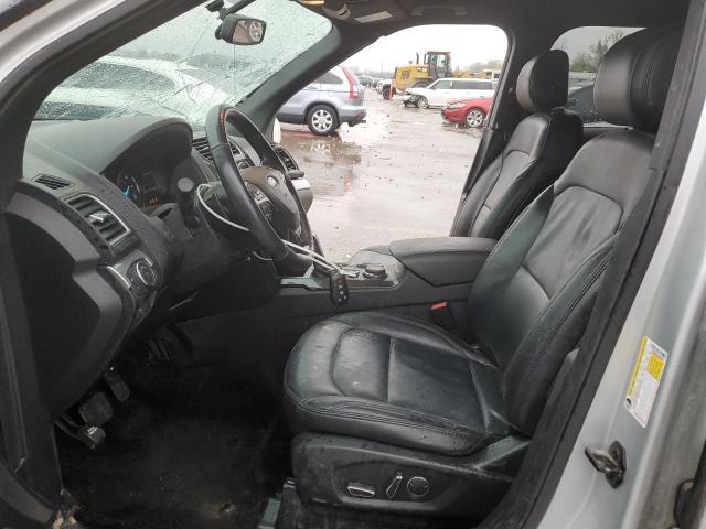 1FM5K8DH7HGC04565 - 2017 FORD EXPLORER XLT SILVER photo 7
