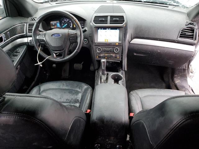 1FM5K8DH7HGC04565 - 2017 FORD EXPLORER XLT SILVER photo 8