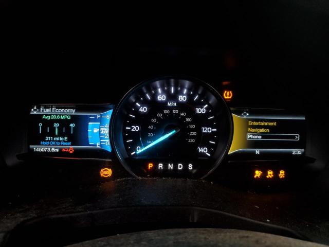 1FM5K8DH7HGC04565 - 2017 FORD EXPLORER XLT SILVER photo 9