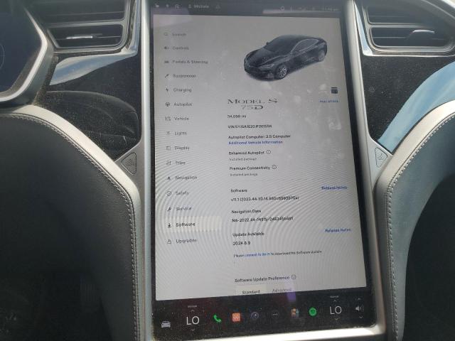 5YJSA1E20JF261556 - 2018 TESLA MODEL S 黑色 照片 9