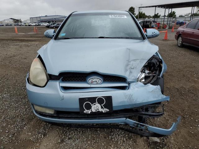 KMHCN36C48U104234 - 2008 HYUNDAI ACCENT SE BLUE photo 5