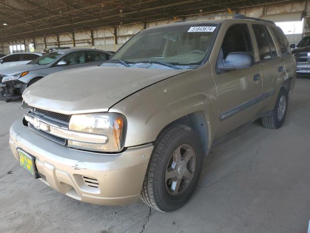 1GNDS13S442384770 - 2004 CHEVROLET TRAILBLAZE LS TAN photo 1