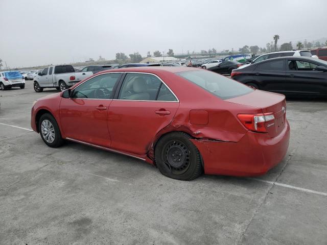 4T4BF1FK7ER439283 - 2014 TOYOTA CAMRY L RED photo 2