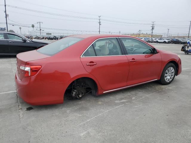 4T4BF1FK7ER439283 - 2014 TOYOTA CAMRY L RED photo 3