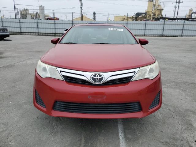 4T4BF1FK7ER439283 - 2014 TOYOTA CAMRY L RED photo 5