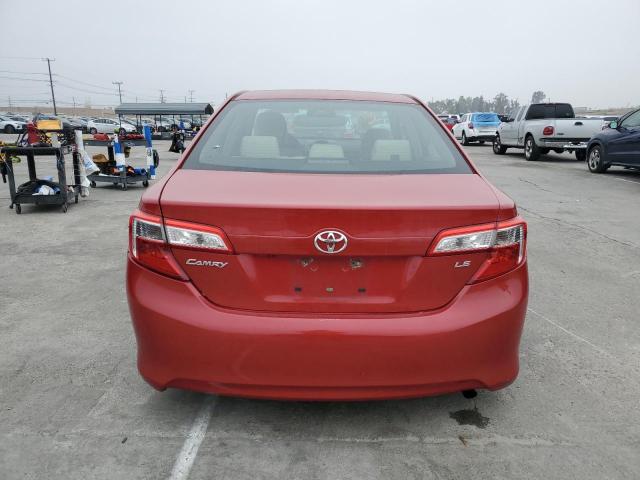 4T4BF1FK7ER439283 - 2014 TOYOTA CAMRY L RED photo 6