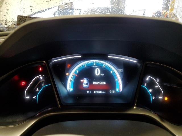 19XFC1F78HE204463 - 2017 HONDA CIVIC EXL SILVER photo 9