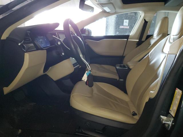 5YJSA1H12EFP50565 - 2014 TESLA MODEL S მწვანე ფოტო 7