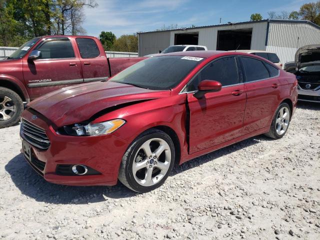 3FA6P0G71GR303278 - 2016 FORD FUSION S RED photo 1