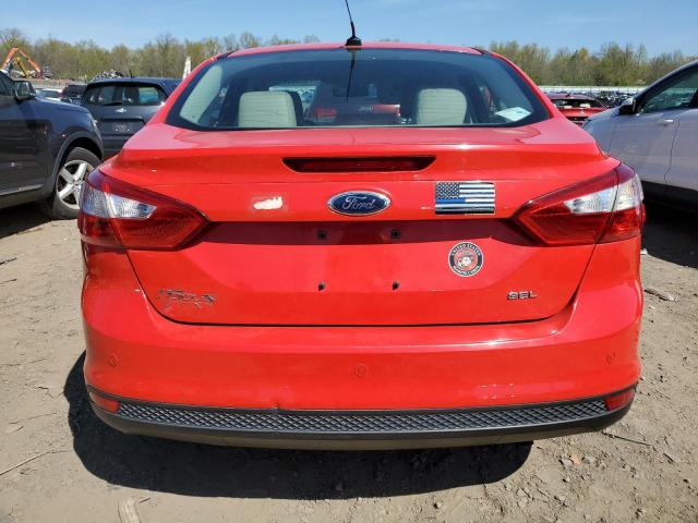 1FAHP3H20CL229633 - 2012 FORD FOCUS SEL RED photo 6