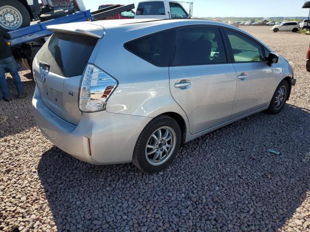 JTDZN3EU5D3241076 - 2013 TOYOTA PRIUS V SILVER photo 3