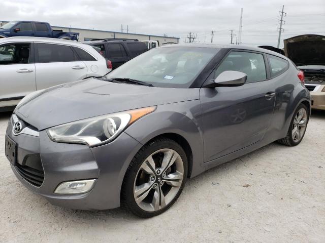 KMHTC6AD9CU040885 - 2012 HYUNDAI VELOSTER GRAY photo 1