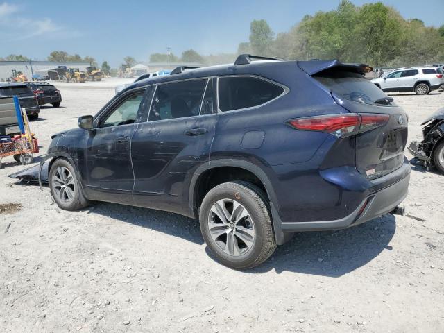 5TDHZRBH1NS234913 - 2022 TOYOTA HIGHLANDER XLE BLUE photo 2