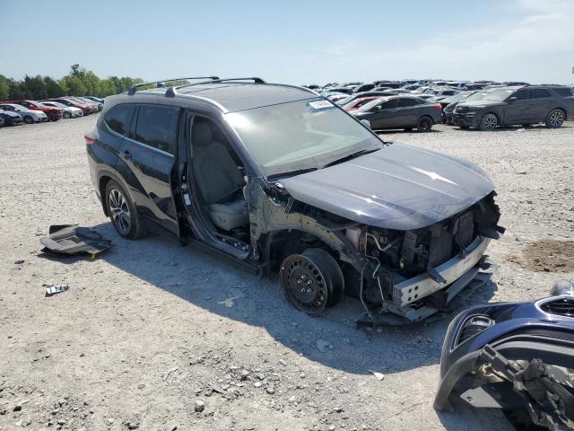 5TDHZRBH1NS234913 - 2022 TOYOTA HIGHLANDER XLE BLUE photo 4